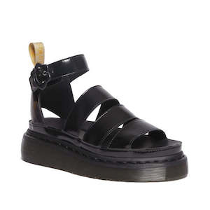 Dr Martens V Clarissa Quad Flower Vegan Platform Sandal Black