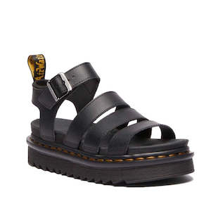 Dr Martens Blaire Black  Athena 3 Strap Sandal