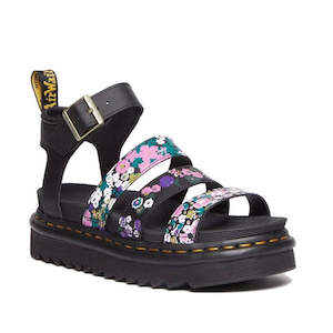 Shoe: Dr Martens - Blaire 3 Strap Sandal Vintage Floral Print Hydro