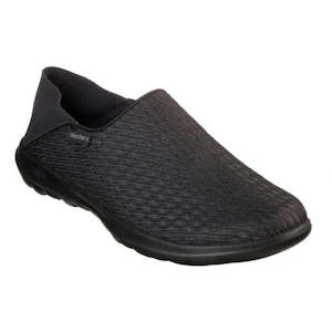 Womens Skechers - Go Walk Lite Poise Convertible Slip Ons Black 16388 Mule