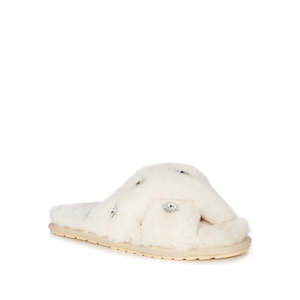 EMU Women's Mayberry GEMS Natural Luxurious Sheepskin Scuff Slipper NOT RETURNABLE