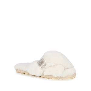 EMU Women's Mayberry CRYSTAL Natural Luxurious Sheepskin Scuff Slipper NOT RETURNABLE