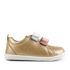 Bobux IWalk IW SWITCH Grass Court Sneaker Gold 637320