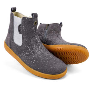 Bobux Kid+ Jodphur Boot Charcoal Starburst Grey 830047