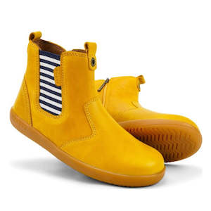 Shoe: Bobux Kid+ Jester Jodphur Boot Chartreuse Yellow 830036