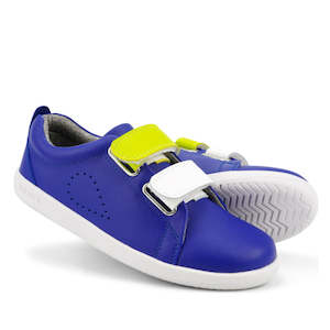 Shoe: Bobux Kids + Plus Switch Grass Court Blueberry Velcro Trainers 837714