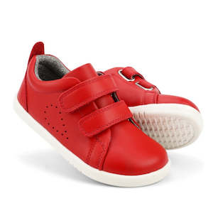 Shoe: Bobux - Iwalk Grass Court Sneaker Red