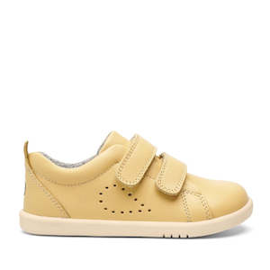 Shoe: Bobux Iwalk Grass Court Sand Leather Trainer 633754