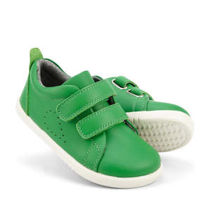 Shoe: Bobux Iwalk Grass Court Emerald Green Leather Trainer 633744