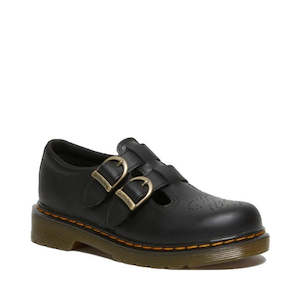 Dr Martens Kids 8065 J Black Softy T Mary Jane Leather Shoe