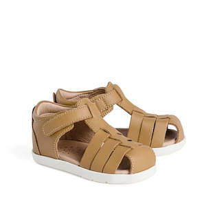 Pretty Braver Billie First Walker Sandal Closed Back - Tan