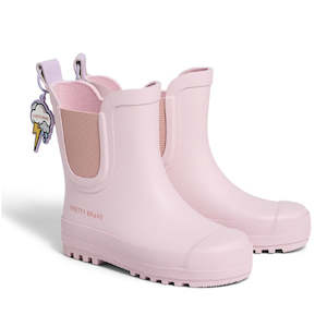 Pretty Brave Puddle Boot Ankle Rainboot Blush Pink