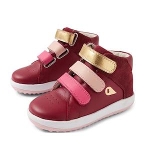 Bobux Iwalk Gamepoint Toddlers Leather Boot Cranberry  652304