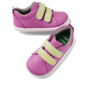 Bobux Iwalk Grass Court Orchid Purple Leather Trainer 640513