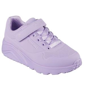 Skechers Kids Uno Lite Lavender Hook & Loop Trainer