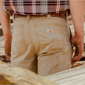 Work clothing: Carhartt RUGGED FLEX® Straight fit canvas work pant (BN2821)