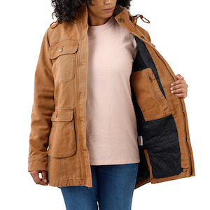 Work clothing: Carhartt Womens Loose Fit Weathered Duck Coat