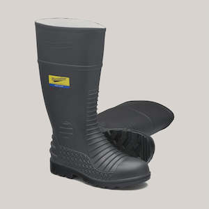 Work clothing: Blundstone Gumboot, Grey safety toe cap  (025)