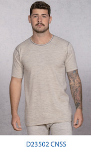 Work clothing: D23 Rugged 100% Merino Crew Neck Short Sleeve