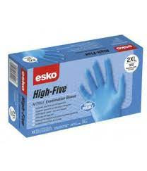 Work clothing: High Five Blue SensorTouch Nitrile Gloves 100's