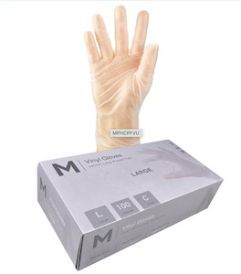 Work clothing: Vinyl Clear Gloves