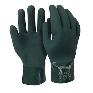 Work clothing: Armour PVC Gauntlet Glove 27cm