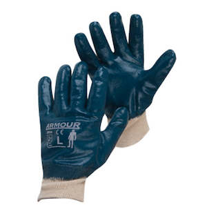 Work clothing: Armour Blue Nitrile Gloves