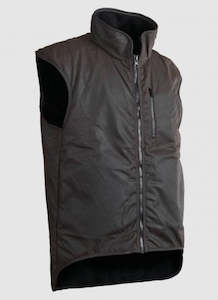 Work clothing: Styx Oilskin Fur Lined Vest