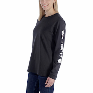 Work clothing: Carhartt WOMENS Loose fit heavyweight Long sleeve Graphic T-Shirt