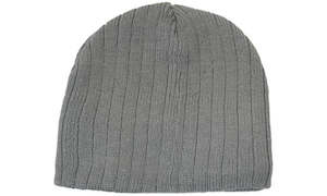 Work clothing: 4189 Cable Knit Beanie - Fleece Lined