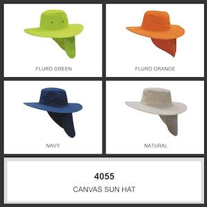 Work clothing: 4055 Canvas Sun Hat