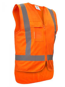 Work clothing: Caution TTMC-W17 Safety Vest - King Size