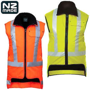 Work clothing: TFH776 Tufflex Sleeveless Vest with Reflect Tape