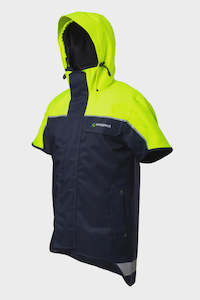 Work clothing: Stormforce Short Sleeve Hooded Jacket Kaiwaka FJH602