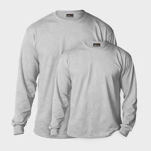 Work clothing: JB 1LS Long Sleeve Cotton Tee - Cuffed Sleeve