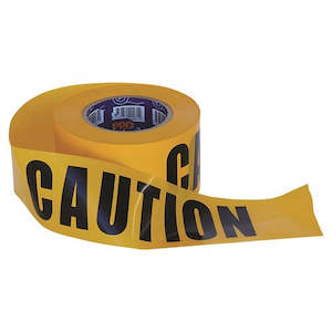 Barrier Tape "Caution" 75mm x 100m