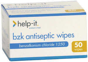 Work clothing: Help-it Antiseptic Wipes 50's