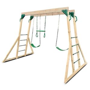 Flying Squirrel Monkey Bars & Swing Set