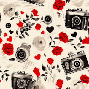 Custom Print: Valentine Camera  - Custom Pre-order