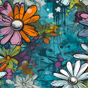 Grafiti Daisies  - Custom Pre-order