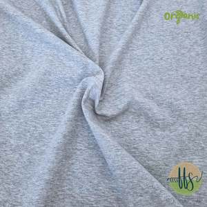 Grey Marl  -ORGANIC Cotton Spandex- 210g