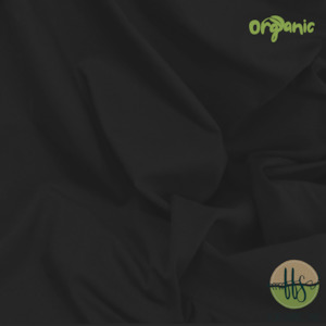 Black  -ORGANIC Cotton Spandex- 210g