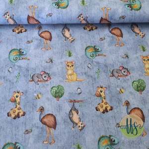 Baby Animals - Cotton Spandex - Exclusive design-230g