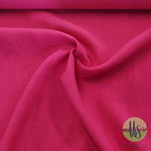 Woven: Bright Pink- 100% Linen