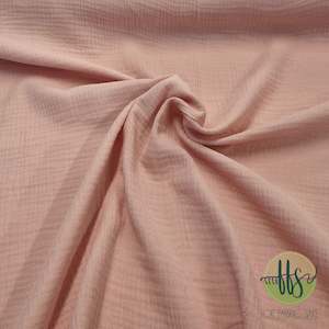 Woven: Dusky Rose- Double Gauze