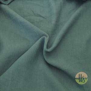 Greenstone- 100% Linen -30cm peice