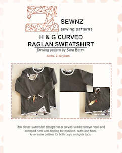 Curved Raglyn Sweatshirt : 2-10 years