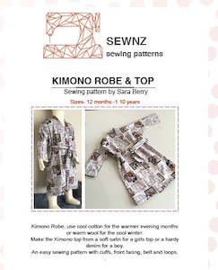 Kimino Robe & Top : 1-10 years