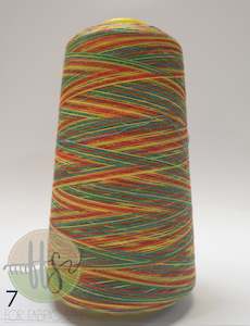 Rainbow Overlocking Thread - NO 7- 3000 yards /2740 meters