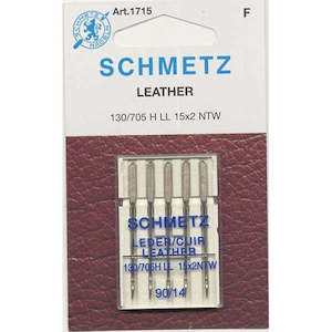 Needles: Leather sewing machine needles -Schmetz